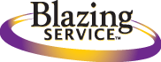 Blazing service logo